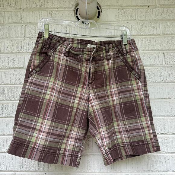 Maurices Y2K Plaid Bermuda Shorts - Picture 1 of 4